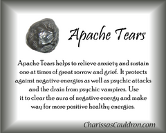 Apache Tears Crystal Essence - Nature's Remedies