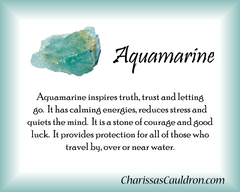 Aquamarine Crystal Essence - Nature's Remedies