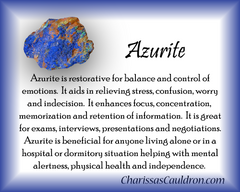 Azurite Crystal Essence - Nature's Remedies