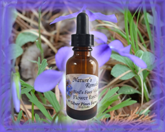 Bird's Foot Violet Flower Essence - Nature's Remedies