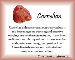 Carnelian Crystal Essence - Nature's Remedies