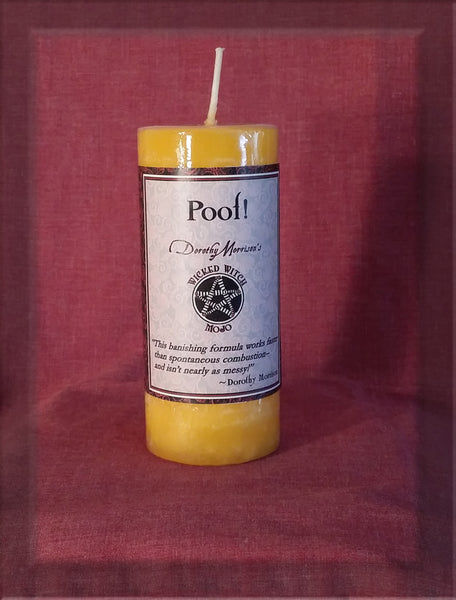Poof! Wicked Witch Mojo Candle - Dorothy Morrison - Coventry Creations