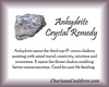 Anhydrite Crystal Essence