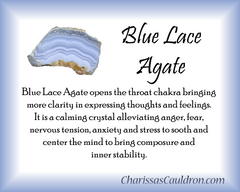 Blue Lace Agate Crystal Essence - Nature's Remedies