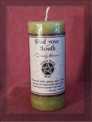Shut your Mouth Candle by Wicked Witch Mojo - Dorothy Morrison